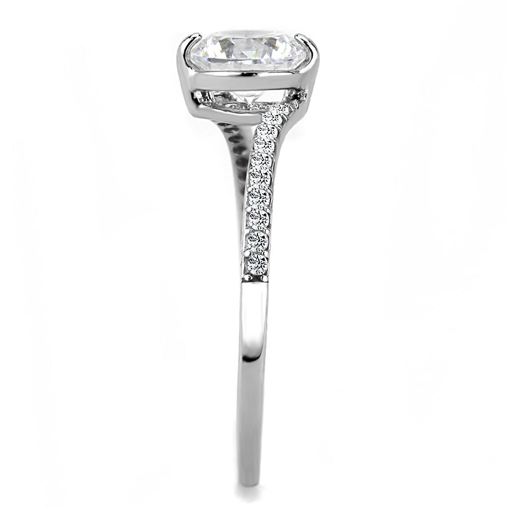 Women Stainless Steel Cubic Zirconia Rings DA013