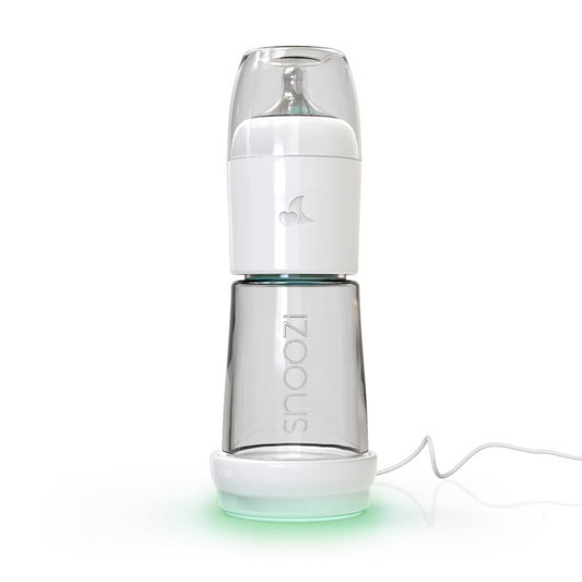 Snoozi Set: Baby Night Bottle + Automatic Bottle Warmer
